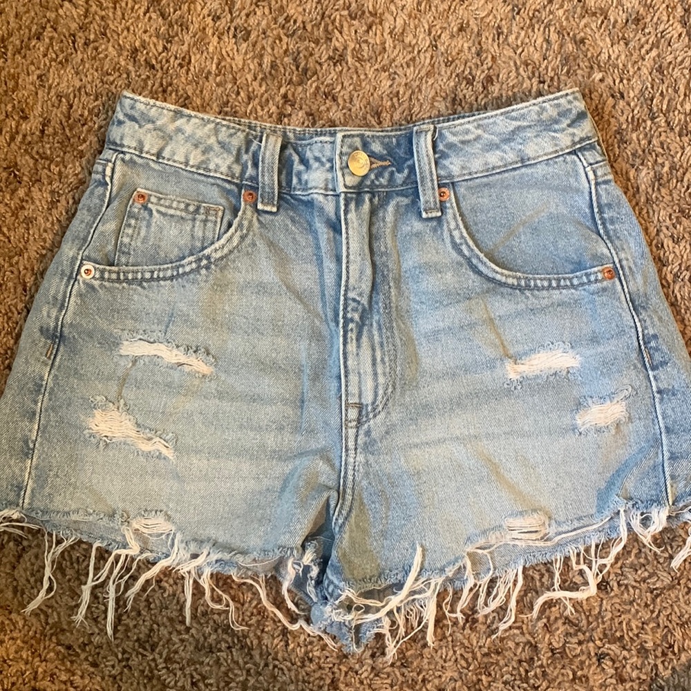 Denim shorts